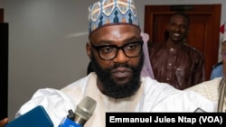 Issa Bitang, expert en développement social à la représentation de la banque mondiale au Cameroun à Yaoundé, le 5 février 2024. (VOA/Emmanuel Jules Ntap).