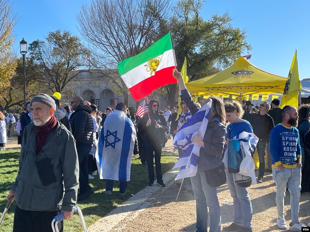 آلبوم عکس ـ راهپیمایی حمایت از اسرائیل در واشنگتن دی&zwnj;سی، سه&zwnj;شنبه ۲۳ آبان ۱۴۰۲