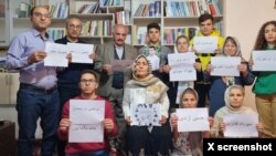 Həbs olunan fəalların ailəsi etiaz edib