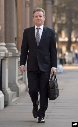 FILE - Christopher Steele, mantan agen MI6, pendiri Orbis Business Intelligence di London, 7 Maret 2017. (Victoria Jones/PA via AP)