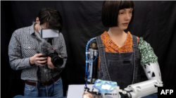Ultra-realistic robot artist Ai-Da and other robots will join the summit looking at how to harness AI for empowering humanity