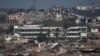 Hancurnya lahan pertanian dan bangunan di Jalur Gaza dilihat dari Israel Selatan, 22 Desember 2023. (Foto: AP)
