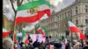 اعتراض ایرانیان در لندن علیه جمهوری اسلامی در سالگرد انقلاب ۵۷