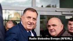 Sarajevo, Bosna i Hercegovina, Milorad Dodik ispred Suda Bosne i Hercegovine, 17.01.2023.