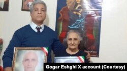 گوهر عشقی و کمال جعفری یزدی، دوتن از امضاکنندگان نامه «چهارده امضا» برای برکناری علی خامنه ای