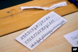 รูปแบบการเขียนลายมือสำหรับนักเรียนชั้นประถมศึกษาในสวีเดน 31 สิงหาคม 2023