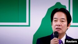 FILE - William Lai in Taipei, Taiwan, Jan. 18, 2023. Lai, the presidential candidate for Taiwan's ruling Democratic Progressive Party, said war over Taiwan would bring about "a global catastrophe China will find hard to bear." 
