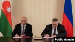 Şahin Mustafayev və Aleksey Overçuk (Mənbə: Rusiya Hökuməti)