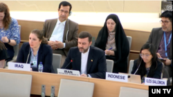 نماینده هیات جمهوری اسلامی در نشست شورای حقوق بشر