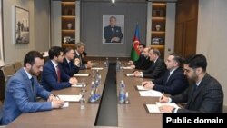 İsrail Knessetinin nümayəndə heyəti xarici işlər naziri Ceyhun Bayramovla görüşüb (Mənbə: Xarici Işlər Nazirliyi)