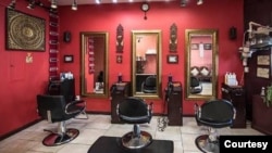 نمای داخلی یک آرایشگاه زنانه در تهران 