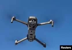 资料照：中国大疆集团制造的无人机