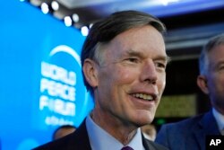 FILE - U.S. Ambassador to China Nicholas Burns is pictured in Beijing, July 4, 2022.