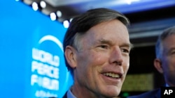 FILE - U.S. Ambassador to China Nicholas Burns is pictured in Beijing, July 4, 2022. In recent weeks, Reuters reported on March 24, 2023, He said Dec. 15, 2023, that the U.S. and China need to work together on issues such as climate change and health concerns.