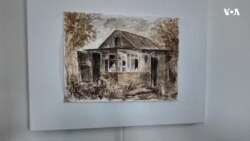 Kyivdə gil, torpaq və his ilə çəkilən "Cəbhə palitrası"