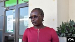 Plaxedes Madzikatire of the Chinhoyi district in Zimbabwe is one of the millions struggling to cope with the drought in southern Africa. (Columbus Mavhunga/VOA)