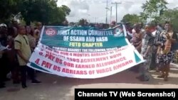 Zanga-zangar mambobin SSANU da NASU a Owerri