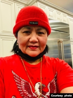 Sumarti baru pertama kali jadi penjaga rumah. "Rumah bagus dan besar tapi tidak bisa tidur karena di rumah orang. (Foto: Dokumen pribadi)