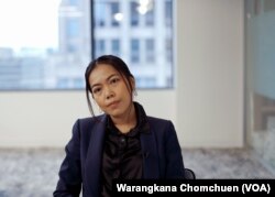 Sirikan Charoensiri, a Thai human rights attorney, visited Washington, D.C. to urge U.S. officials and lawmakers to monitor Thailand's upcoming elections.