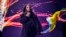 Ca sĩ Ukraine Jamaladinova, người biểu diễn dưới nghệ danh Jamala, chiến thắng trong cuộc thi Eurovision 2016 với bài hát “1944”, trình diễn tại Berlin, Đức, ngày 4/3/2022. 