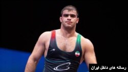 امین میرزا زاده قهرمان ۱۳۰ کیلوگرم کشتی فرنگی جهان