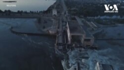 რუსებმა კახოვკის ჰესი ააფეთქეს