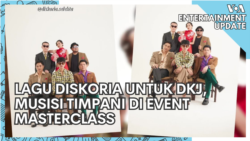 VOA Entertainment Update: Lagu Diskoria HUT untuk Jakarta,
Musisi Timpani di Event Masterclass
