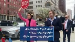 صدور حکم ۴ سال زندان برای نیلوفر بهادری‌فر در پرونده تلاش برای ربودن مسیح علینژاد