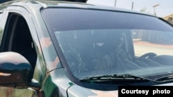 Masu zanga zanga sun fasa gilashin motar sojin Najeriya a jihar Nasarawa