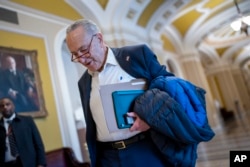 Lider većine u Senatu Chuck Schumer, demokrata iz Njujorka, u Washingtonu, 11. februara 2024.