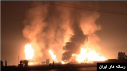 انفجار در خط لوله گاز در ایران