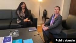 Ann Buayon və Nigar Həzi (Mənbə: Sosial şəbəkə)
