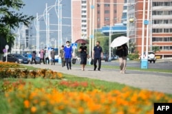 북한 평양 거리. (자료 사진)