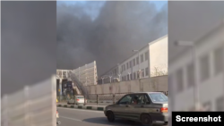 آتش‌سوزی در میدان نوبنیاد تهران