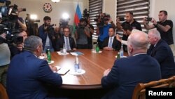 Gördüşdə rəsmi Bakını Ramin Məmmədov, Bəşir Hacıyev və İlkin Sultanov təmsil ediblər.