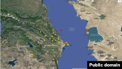 Xəzərdə zələzələ olub (Mənbə: Seysmoloji Xidmət Mərkəzi)