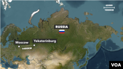 রাশিয়ার মানচিত্র 