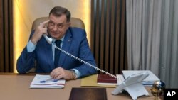 Milorad Dodik, predsjednik Republike Srpske (Foto: AP/Radivoje Pavicic)