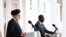 Iran's President Ebrahim Raisi attends a joint press conference with Kenya's President William Ruto at the State House in Nairobi, Kenya, July 12, 2023. Iran's Presidency/WANA (West Asia News Agency)/Handout via Reuters 