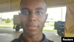 지난달 18일 판문점 견학에 참가했다가 자진 월북한 미 육군 소속 트래비스 킹 이병.