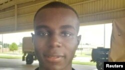 지난달 18일 한국 판문점 견학에 참가했다가 자진 월북한 트래비스 킹 미 육군 이병 (자료사진)