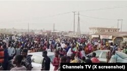 Mazauna birnin Minna da ke zanga-zanga Akan tsadar rayuwa