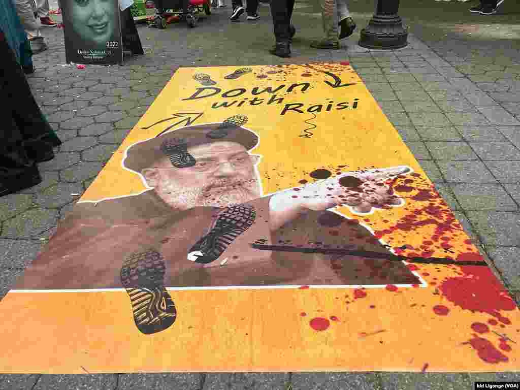 Maandamano kupinga serikali ya Iran, New York, Marekani