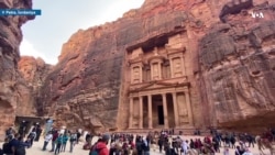 Səhra qumlarına tərk edilmiş şəhər - Petra