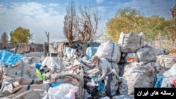 زباله گردی در تهران. عکس: روزنامه دنیای اقتصاد