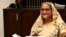 বাংলাদেশের প্রধানমন্ত্রী এবং বাংলাদেশ আওয়ামী লীগের সভানেত্রী শেখ হাসিনা 