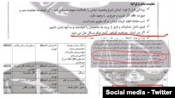 برشی از اسناد هک شده قوه قضائیه که گروه هکری عدالت علی منتشر کرده است