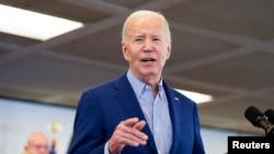 FILE - U.S. President Joe Biden speaks in Pittsburgh, Pennsylvania, April 17, 2024. During a campaign fundraiser this week, Biden described Japan and India as "xenophobic" countries that do not welcome immigrants. The White House said Biden meant no offense.
