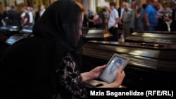 მზადება აფხაზეთში დაღუპულთა სამოქალაქო პანაშვიდისთვის