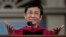 FILE - Keynote speaker Maria Ressa, a journalist and advocate for freedom of the press, addresses graduates in Harvard Yard during commencement at Harvard University, May 23, 2024, in Cambridge, Massachusetts.